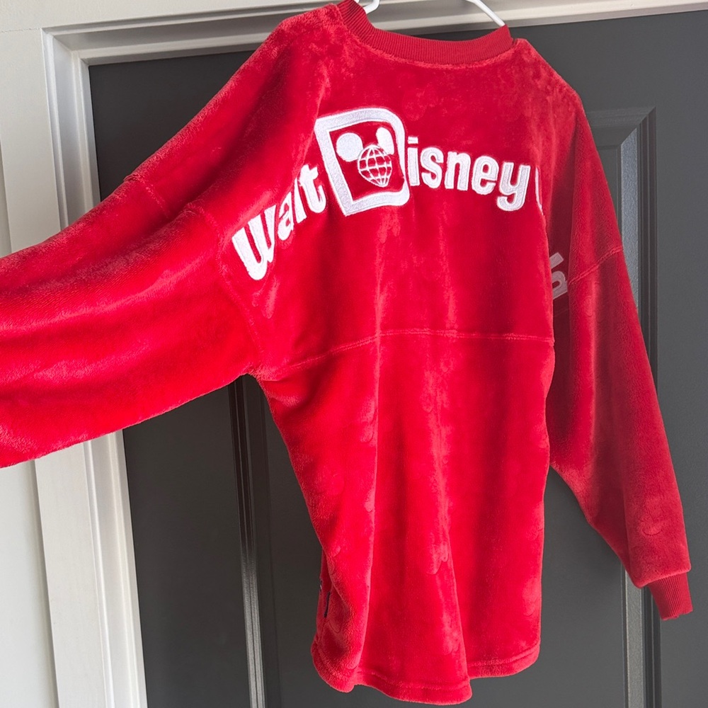 Red Crew Neck Disney World sweater